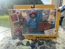 2017 Yottoy Paddington Bear Posable Action Figure 8 Piece Set Sealed Rare New