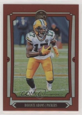 2019 Panini Legacy Premium Edition Ruby Prizm 76/100 Davante Adams #38 2jg