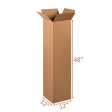 12x12x48 Shipping and Packing Box 15 Pack BNDL