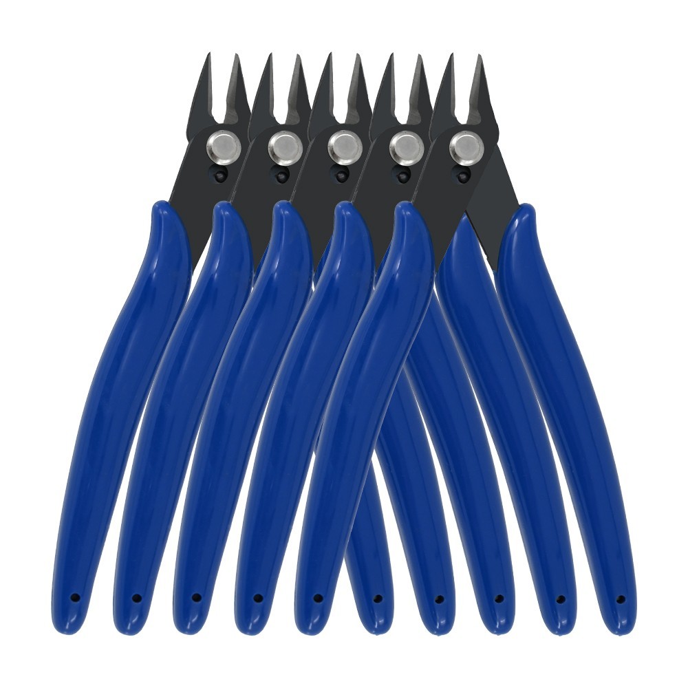 5PCS Plato Model 170 Flush Wire Cable Cutter Cutting Snips Pliers Side DIY Tool