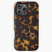 Tortoiseshell Pattern Brown Amber iPhone Case for 17 16 15 14 13 12
