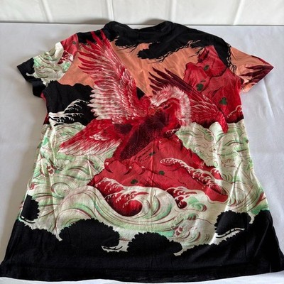 Rare Jean Paul Gaultier Archive Hawk Graphic T-Shirt Vintage Men's