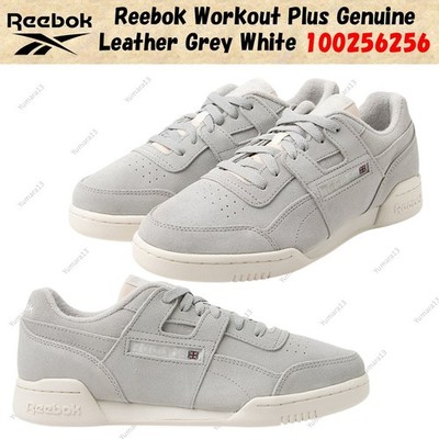 Reebok Workout Plus Echtleder Grau Weiß 100256256 Herren Gr.