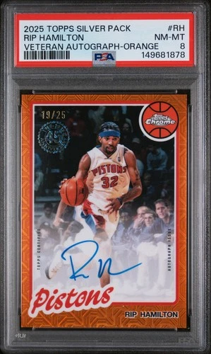 2025 Panini Rip Hamilton Topps Chrome Autographs (Raw)