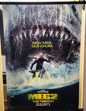 Meg 2 The Trench Official Movie Preview Poster DS 27 x 40 NEW MEG OLD CHUM
