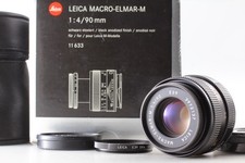     Opt MINT  Leica Macro-Elmar-M 90mm f/4 E39 Black Manual Lens 11633 JAPAN