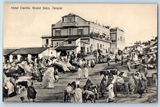 Morocco Postcard Hotel Cavilla Grand Soko Tangier c1910 Unposted Antique