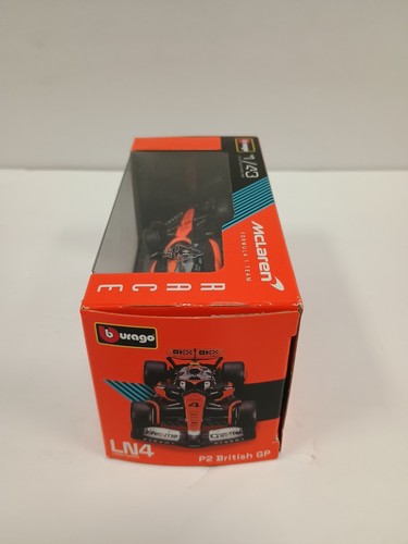 Burago McLaren MCL60 #81 Oscar Piastri 1/43 Scale British GP F1 Diecast. NEW - Picture 2 of 5