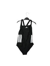 Image of Adidas Girl's 3-Stripes C-Back Swimsuit Kids One Piece Swimsuit