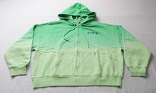 Victoria's Secret PINK Women's Ivy Fleece Full-Zip Hoodie AC2 Green Large NWT