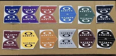 Oakley Football Helmet Visor Eye Shield Tab Decals