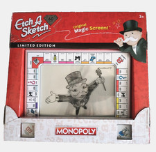 Etch A Sketch New Monopoly Limited Edition Magic Screen Drawing Board