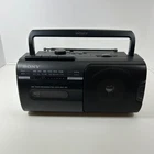 Vintage Retro SONY CFM-10 AM/FM Radio & Cassette Player Boombox Tested Works