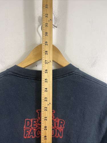 Vintage 90s AFI A Fire Inside T-Shirt Size Small Hate Punk Rock Cinder Block - Picture 7 of 8