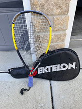 Ektelon Triple Threat Racquetball Racquet Graphite Xtreme w/ Zip Cover Case