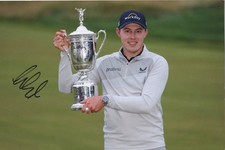 Golf - Matt Fitzpatrick - Hand Signed 12x8 Inch Photograph - COA
