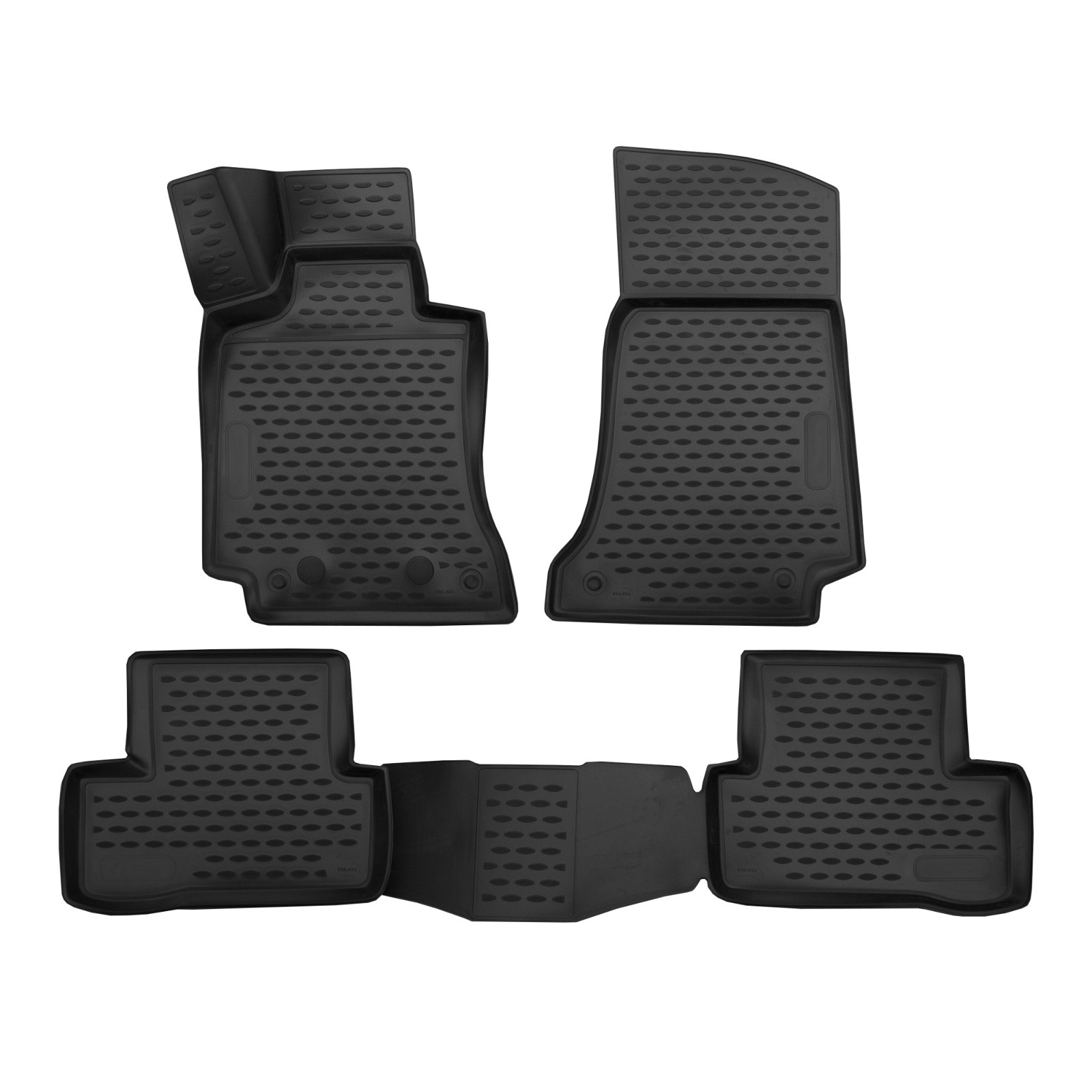 Anti-glisse et imperméable : Tapis de sol en caoutchouc Mercedes Classe C W205