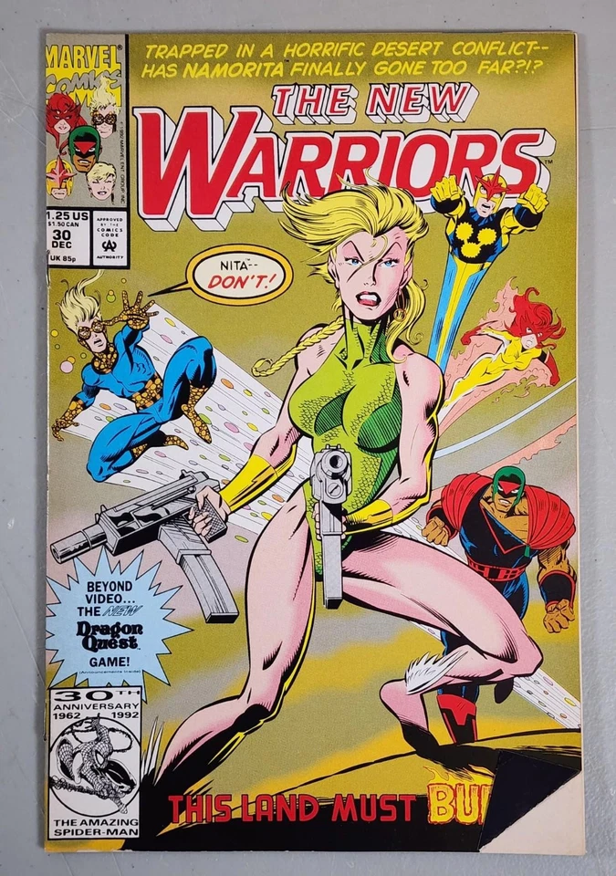 New Warriors #30 31 32 33 34 35 36 37 38 39 VF/NM or Better Direct Marvel lot 10 - Image 2 of 4