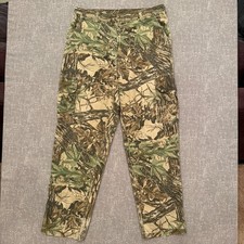 Vintage Realtree Camo Cargo Pants Mens 34x31 Made in USA Hunting Streetwear Gorp