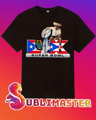 #ad #ad Bad Bunny Super Bowl 2026 Unisex T Shirts All Sizes Short Sleeves New $19.95