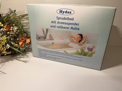 HYDAS 4522 Luft-Sprudelbad mit Aromaspender, FB und Rollbarer Matte, NEU