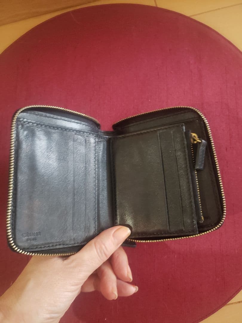 Condition Celine Python Bi Fold Wallet From Japan - image 6