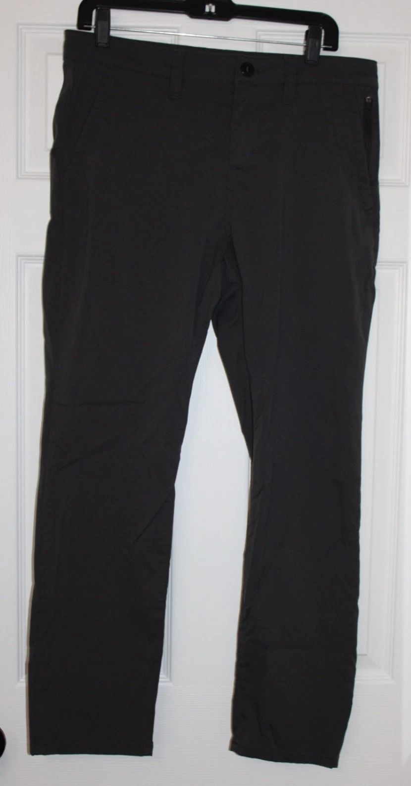 PrAna Charcoal Gray STRAIGHT Fit Stretch Chino Hiking Pants Men's Size 32x29
Opens in a new window o