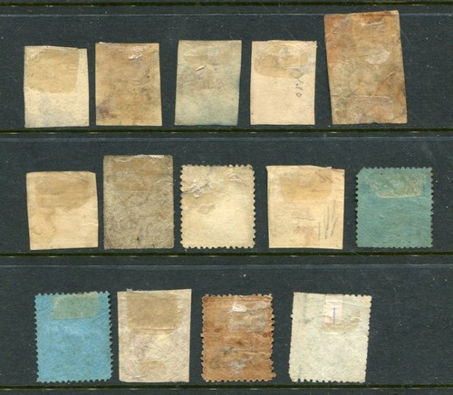 VICTORIA Australian States Old Perf & Imperf Used Lot to 2s 14 Stamps - Picture 2 of 2