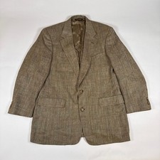 Brooks Brothers Sport Coat Mens 42L Brown Tweed Two Button Made in USA Classic