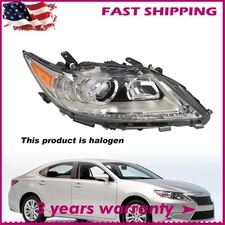 Halogen Headlight Assembly For 2013-2015 Lexus ES ES300H ES350 Right Side