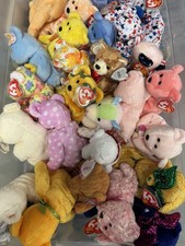 RARE TY Beanie Babies Lot of 10 Assorted Bears Plush   All w/ Tags No Duplicates
