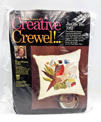 Hiawatha Creative Crewel Family Outing 7081 An Erica Wilson Design Crewel Kit 