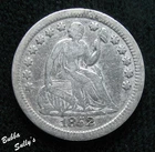 1852-P Seated Liberty Half Dime — photo from another recent sale