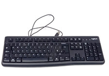 Logitech K120 Black Curved Wired Keyboard