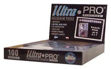 Ultra PRO - 2-Pocket 5''x7'' Platinum Series Pocket Pages 100ct 1 Pack, White