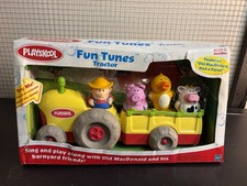 Playskool Fun Tunes Tractor Old MacDonald Had A Farm Musical Toy 2002 Nuevo