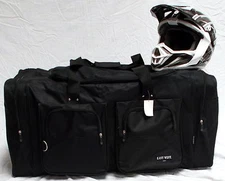 XL MOTORCYCLE GEAR BAG MOTO CROSS ATV OFF ROAD SNOWMOBILE BLACK