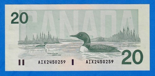 Canada $20 1991 BC-58bA-i / P-97b QE II aUNC/UNC Replacement Note AIX2450259 - Picture 2 of 4