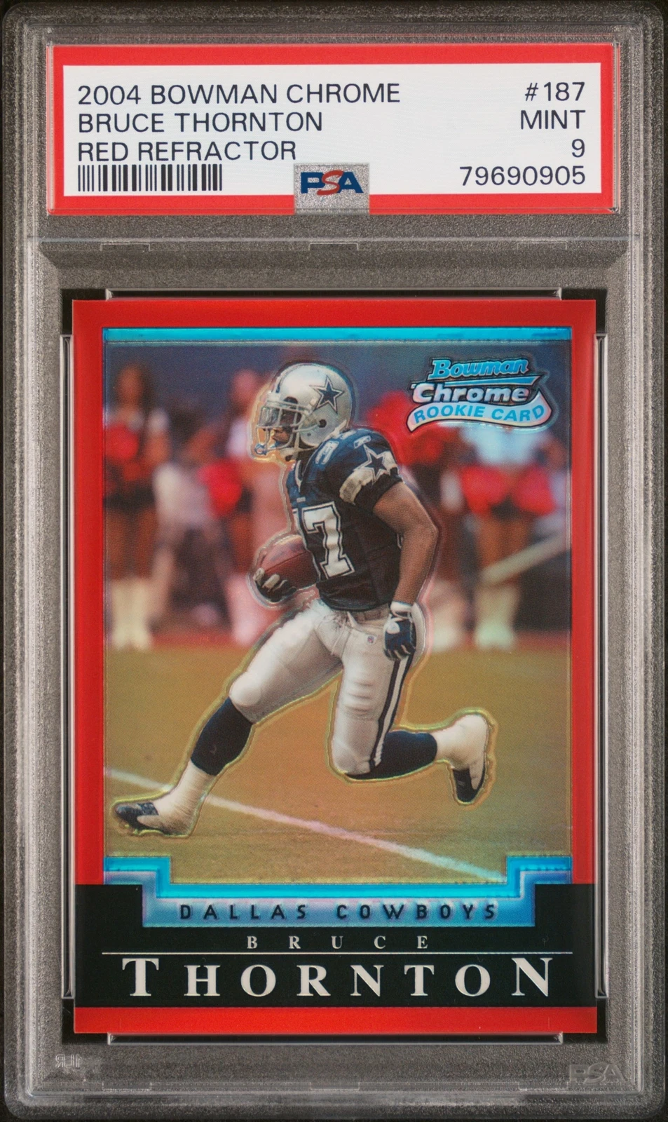 Bruce Thornton Bowman Chrome #187 Red Refractor