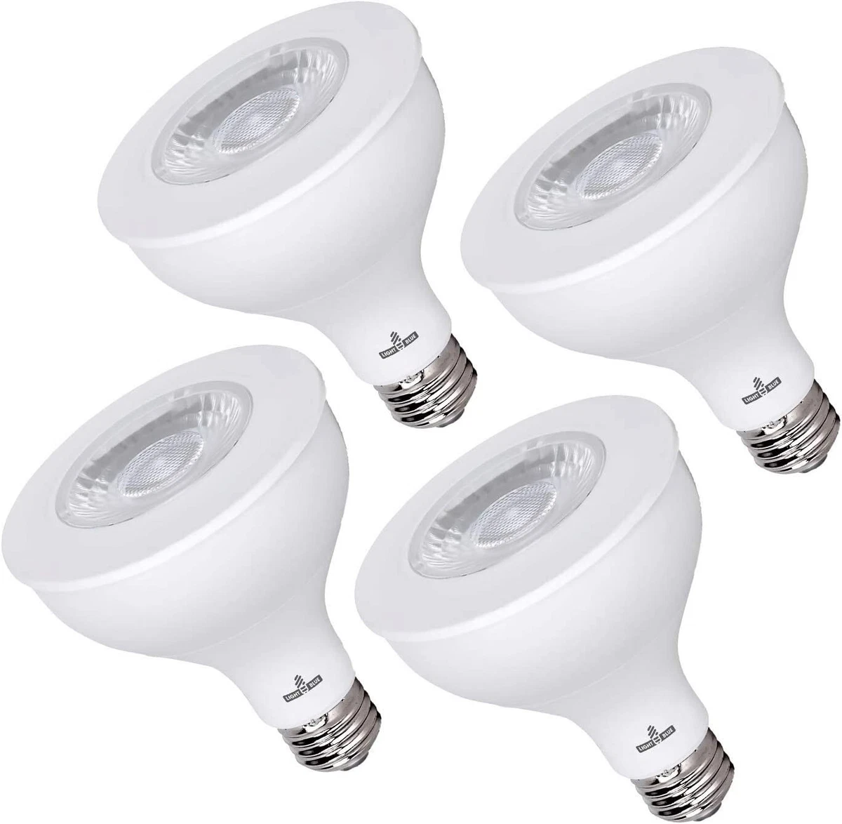 PAR30 11W 75W Eqv LED Flood Light Bulb E26 Base 4000K Cool White 4 Pack