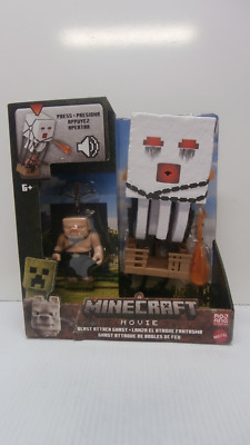 Minecraft Movie Blast Attack Ghast Action Figure with Sound and Shooting Mattel