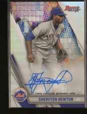 2019  Bowman's Best Shervyen Newton  Best of 2019 Autographs Refractor Auto