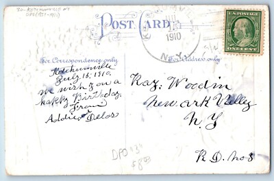 DPO (1851-1910) Ketchumville NY Postcard Happy Returns Of The Day