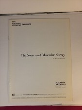 Vintage Scientific American Offprint 1244 Sources Of Muscular Energy March 1972