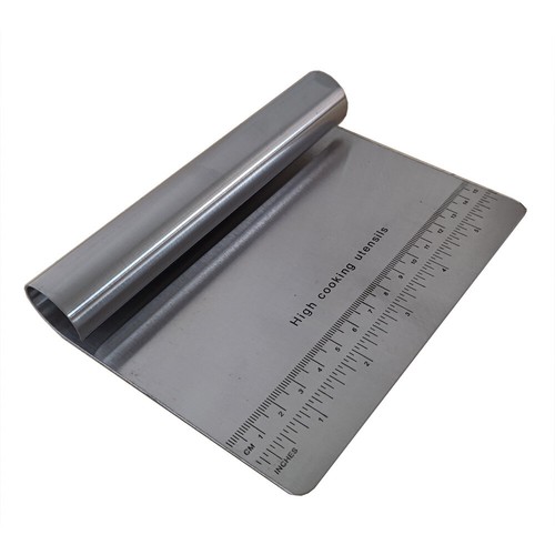 Stainless Steel durable Pizza Dough Scraper Cutter Flour Pastry Cake Tool - Picture 3 of 6