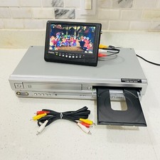 Trutech DV220TT8 Progressive Scan DVD VHS Combo Player w/ AV Cable Tested Works