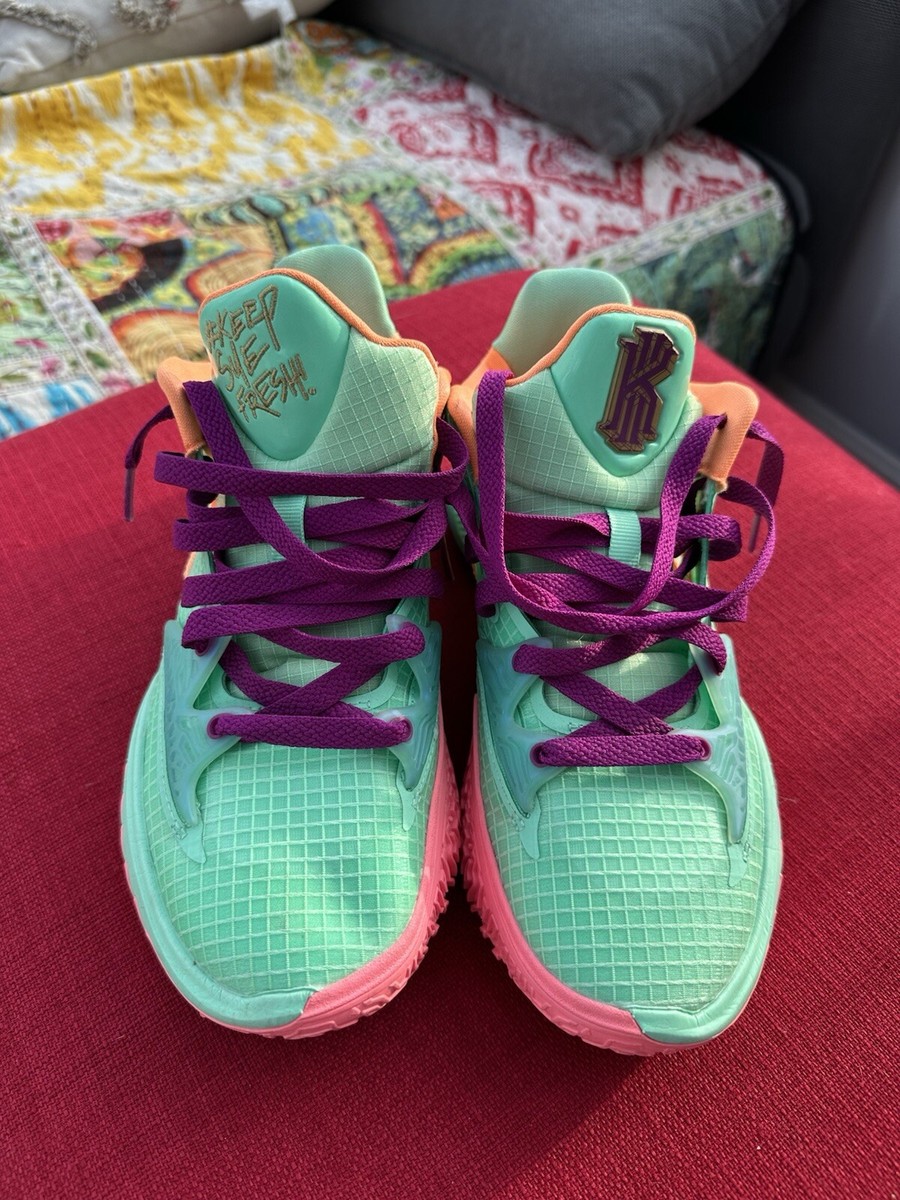 Nike Kyrie 4 Low Keep Sue Fresh Men's Size 5 Green Orange CZ0105