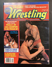 Inside Wrestling SEP 1984 Kerry Von Erich Iron Sheik LeDuc Bruiser Brody Martel