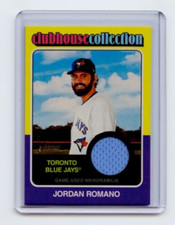 2024 Topps Heritage Clubhouse Collection Relic Jordan Romano Toronto Blue Jays