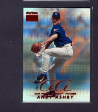 1999 SKYBOX PREMIUM STAR RUBIES PARALLEL #105 ANDY ASHBY PADRES SP LAST #50/50